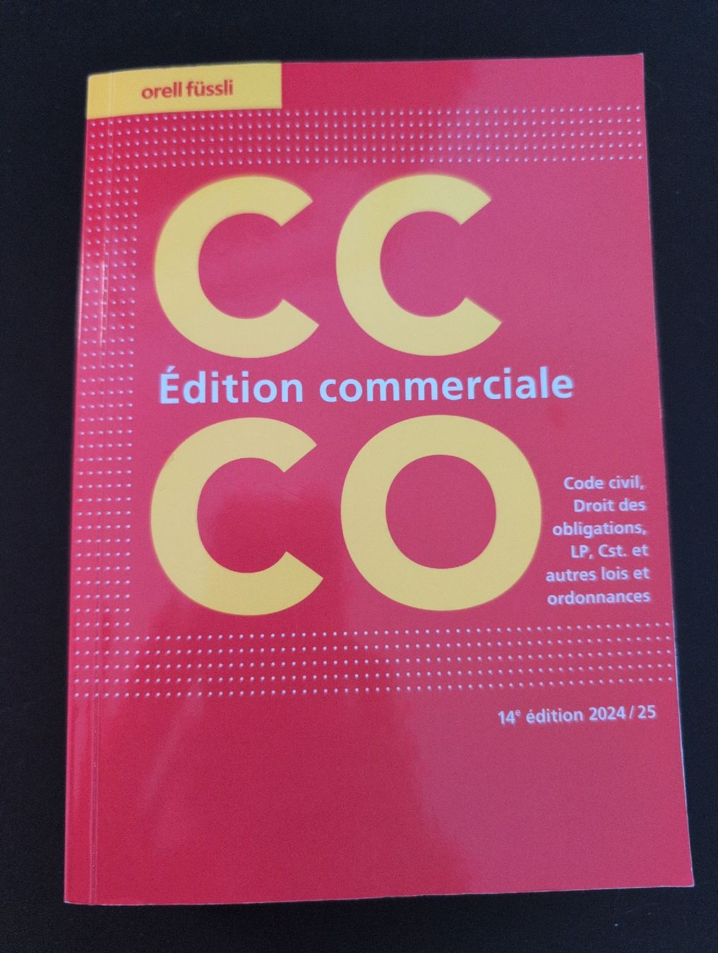 Libri: CC CO Édition commerciale 2024/25 - version actuelle – Nuovo (secondo la descrizione) da Basel venduto da a.kbs