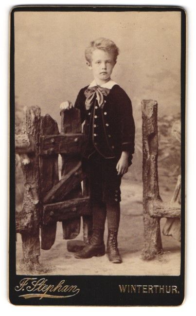 Fotografie & Manifesti: Fotografie F. Stephan, Winterthur, Bub m – Usato da Berlin venduto da bartko-reher