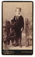 Fotografie F. Stephan, Winterthur, Bub m