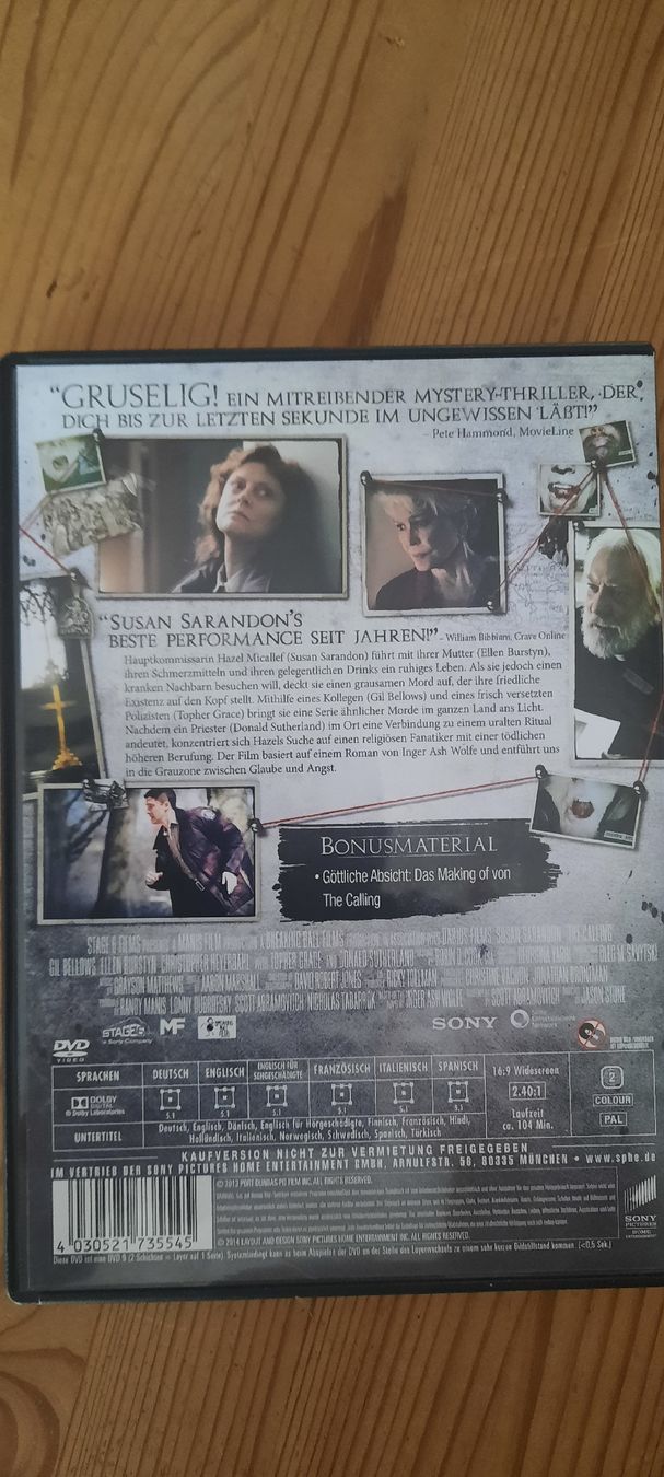 Alle DVDs: DVD "The Calling" Ruf des Bösen gebraucht – Gebraucht aus Konolfingen von the_5fqm 1