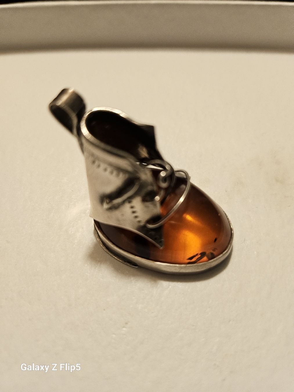 Ciondoli: Silber-Anhänger in Form eines Schuhes mit Bernstein – Nuovo (secondo la descrizione) da Bülach venduto da ane_yn2b 6