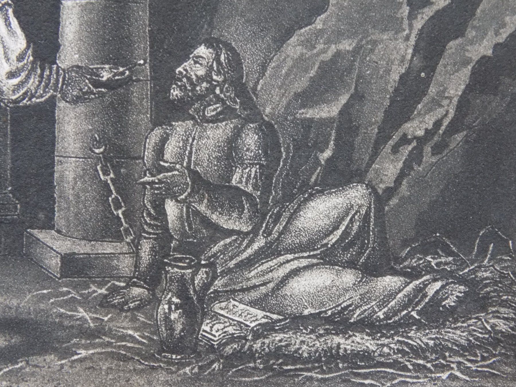 Incisioni: Bonnivard en Prison Château de Chillon – Usato da Risch venduto da Rischli15 7