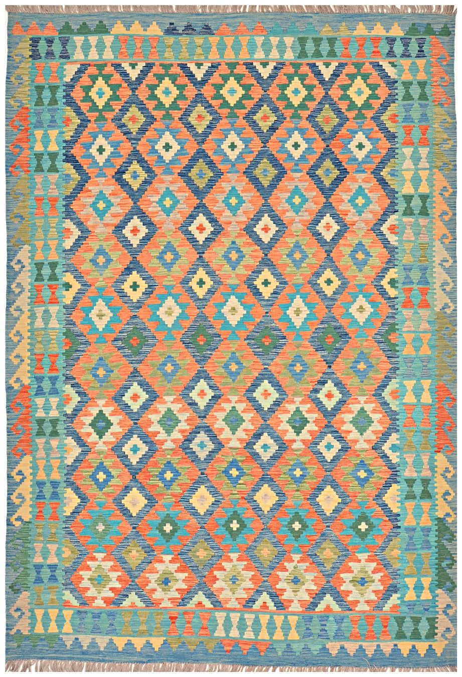Kelim Tappeti: Oriente Kelim Teppich 200x300 cm – Nuovo e nell'imballaggio originale da Lahore venduto da Fairways79 5