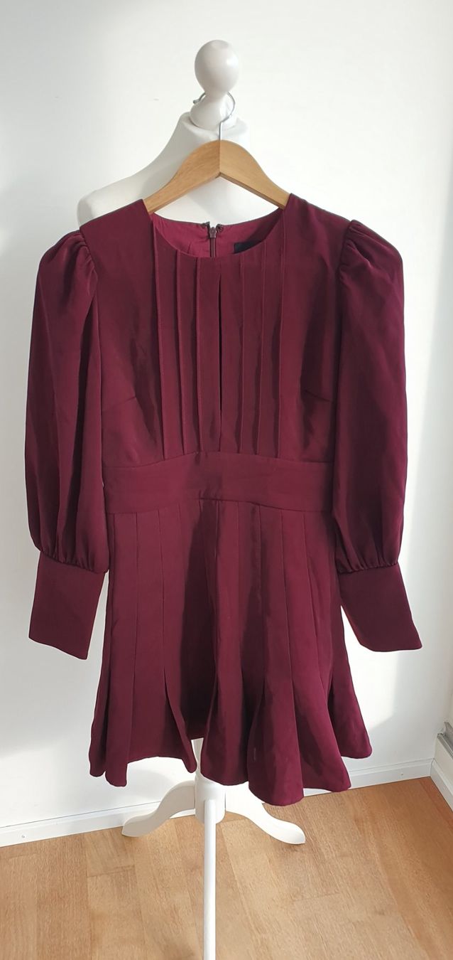 Vestiti: Kleid Mossmann bordeauxrot Grösse 34 – Usato da Stansstad venduto da InStyle8 1