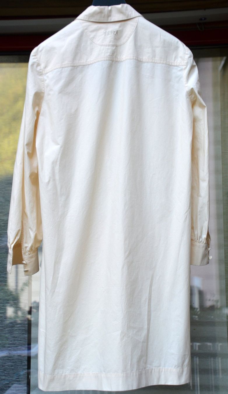Fendi Kleider: Hemdkleid FENDI robe chemise .38 – Gebraucht aus Collonges von Auganien 2