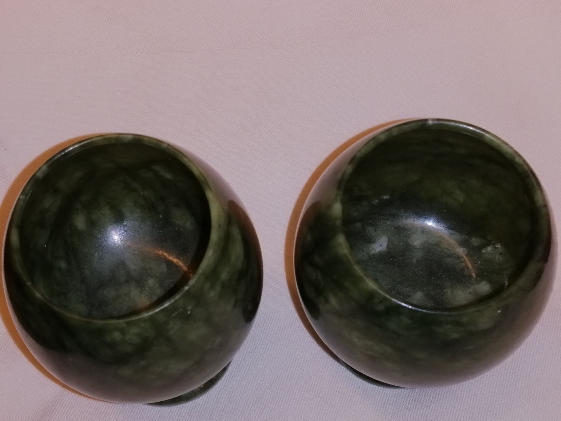 Tazze: 2 Trinkbecher aus HalbedelsteinStein – Usato da Rheinfelden venduto da Cleopatra2000 1