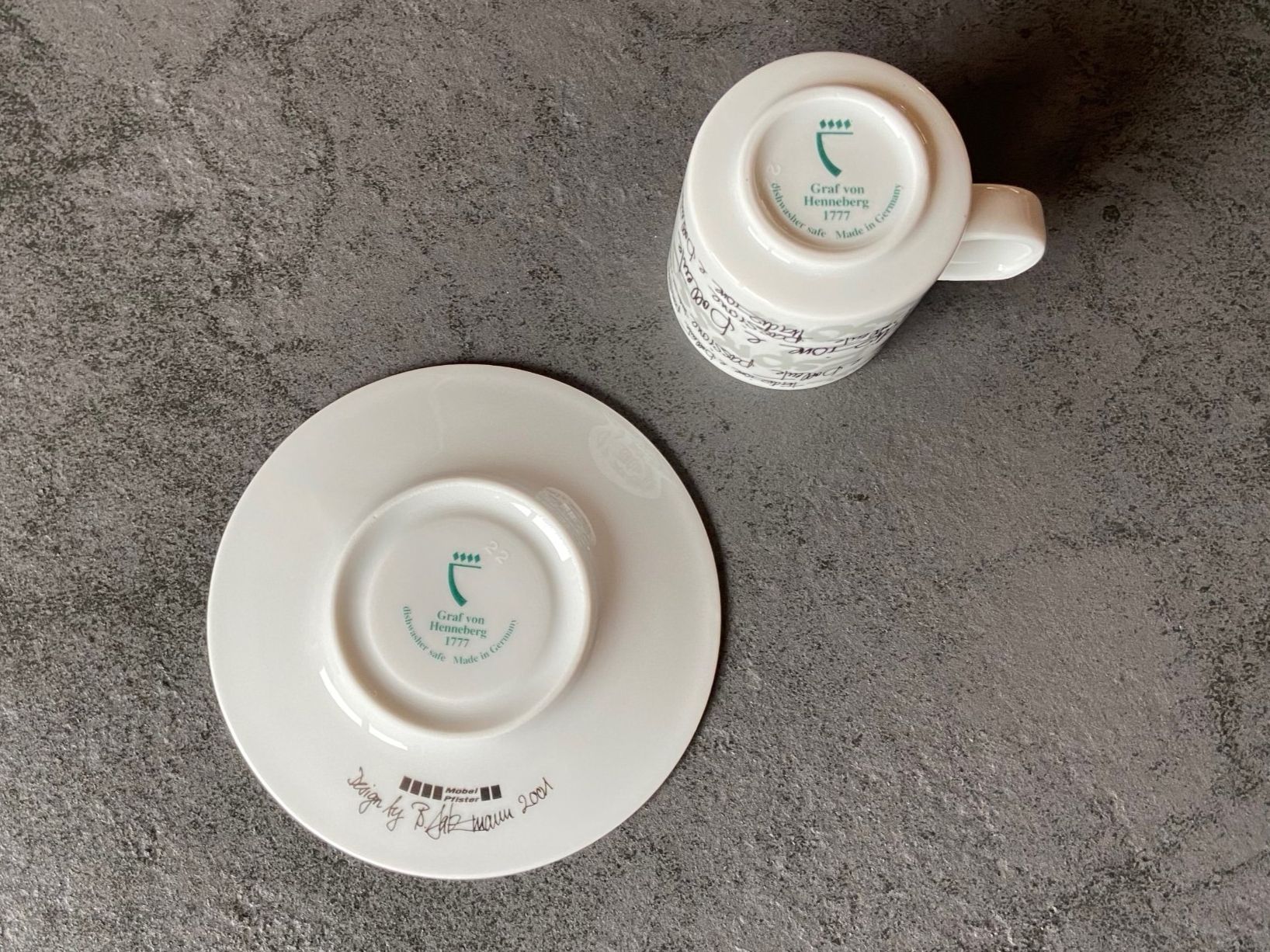 Pfister Tasses: Espressotasse Möbel Pfister 2001 – D'occasion à Birr par Jamonline 2