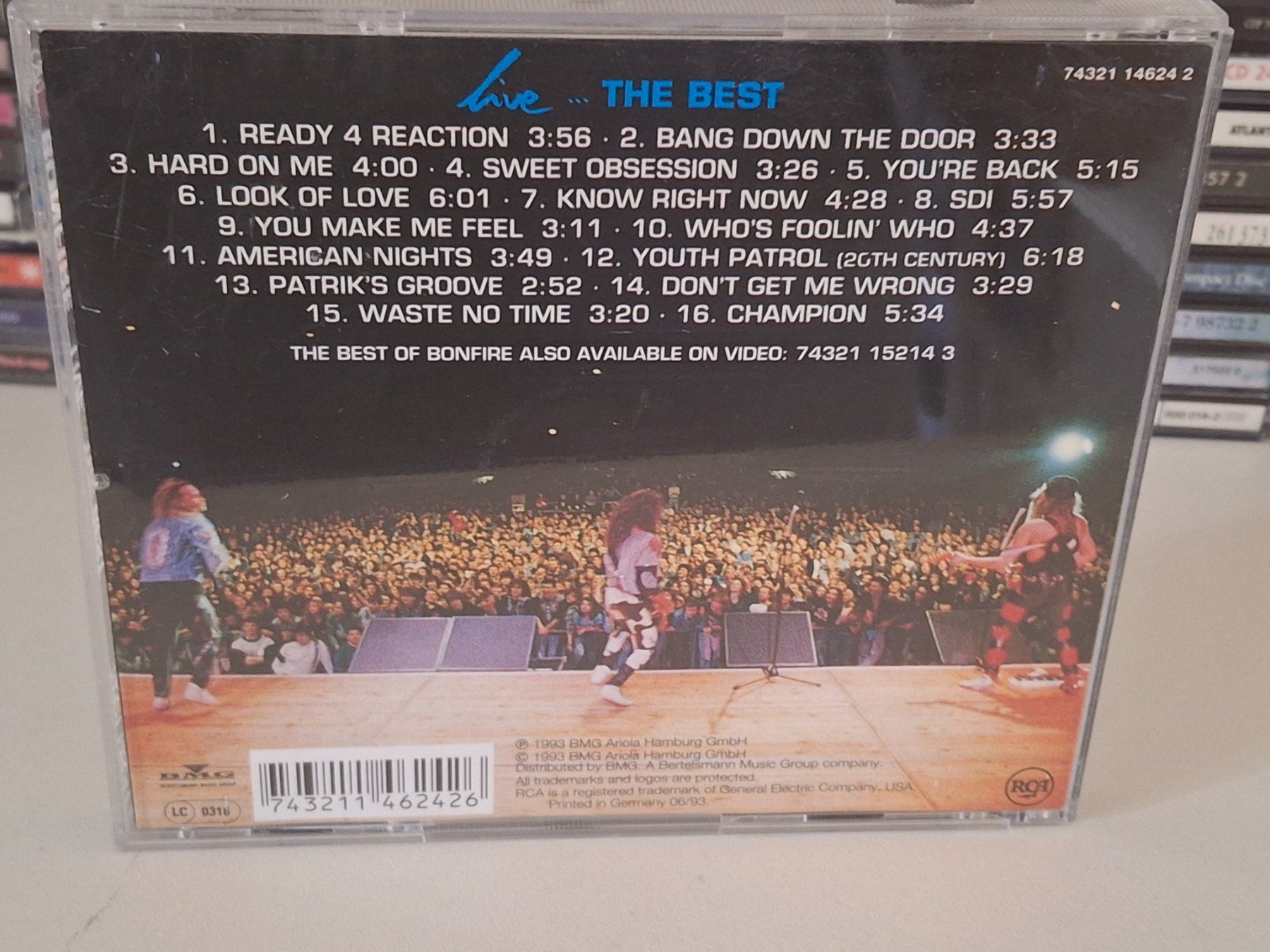 CD: CD BONFIRE -  Live The Best – Usato da Aarberg venduto da Jackup1 1