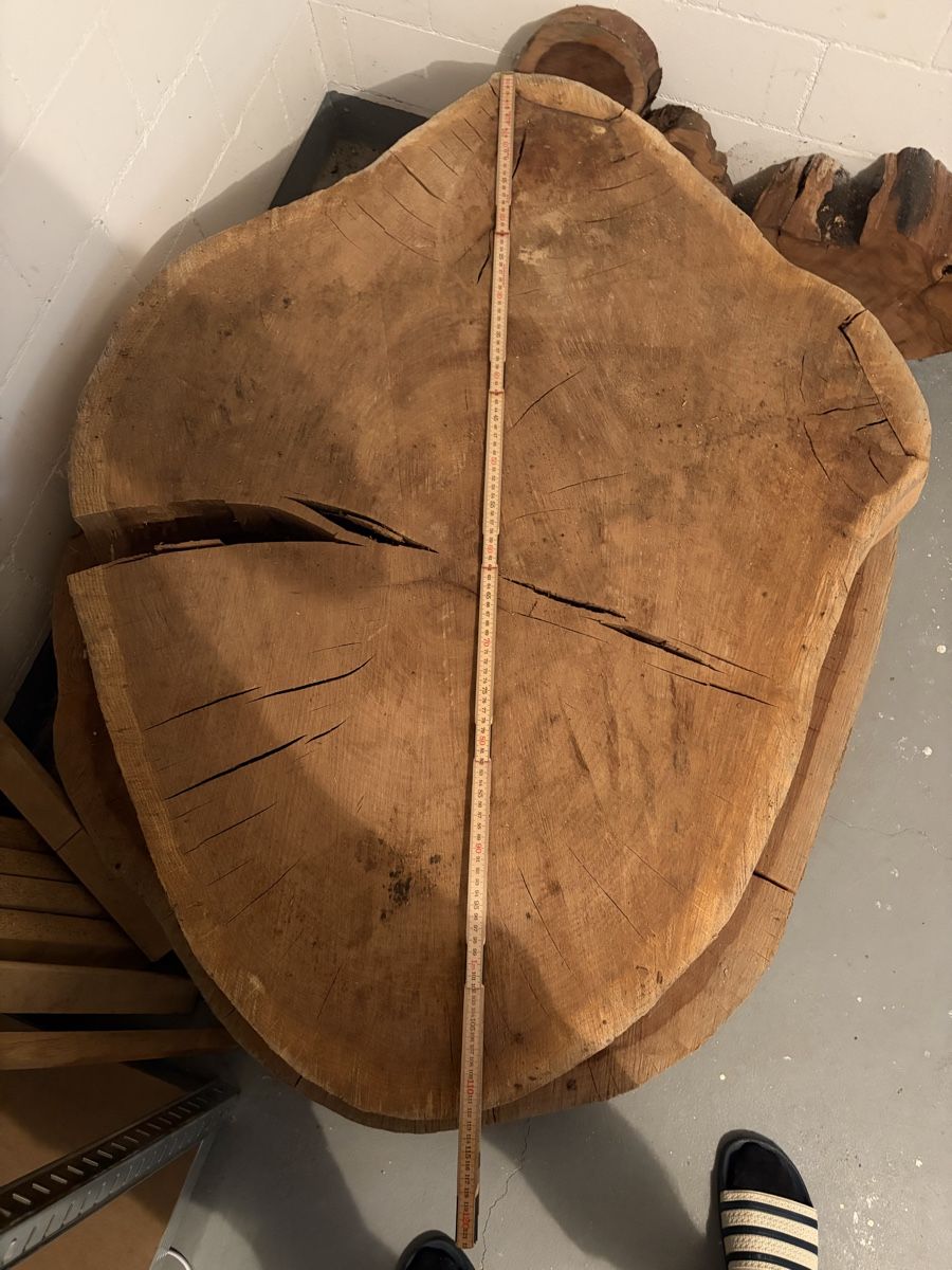 Articoli in legno: xxl Baumscheibe Eiche massiv Naturholz rustikal – Nuovo (secondo la descrizione) da Reichenburg venduto da woodlov