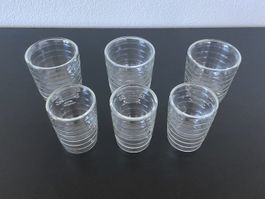 Nespresso Tassen aus Glas, 3 x Espresso, 3 x Lungo