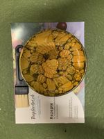Handbemalte Schale mit Pinsel & Rezeptbuch
