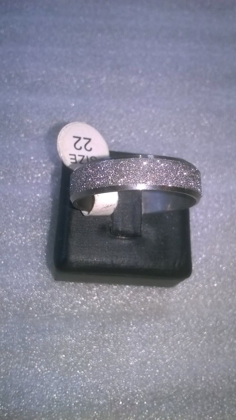 Ringe: RING EDELSTHAL,,,SILBER FARBE,,,GLITZER – Neu (gemäss Beschreibung) aus Basel von bijoutrie_4