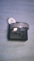 RING EDELSTHAL,,,SILBER FARBE,,,GLITZER
