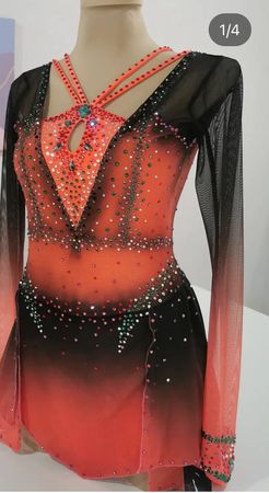 Kürkleid Eiskunstlauf gr.14 j.=34