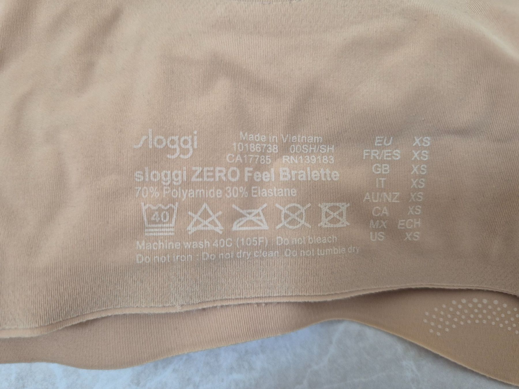 Sloggi Autres dessous: Sloggi ZERO Feel Bralette beige Groesse XS – D'occasion à Vallon par Penny31 2