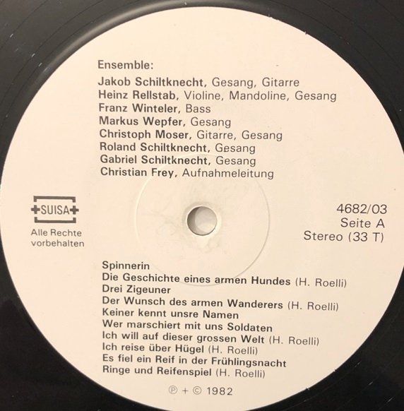 Dischi in vinile: Lieder beidseits der Alpen (LP) – Usato da Grüningen venduto da azulmarron 2