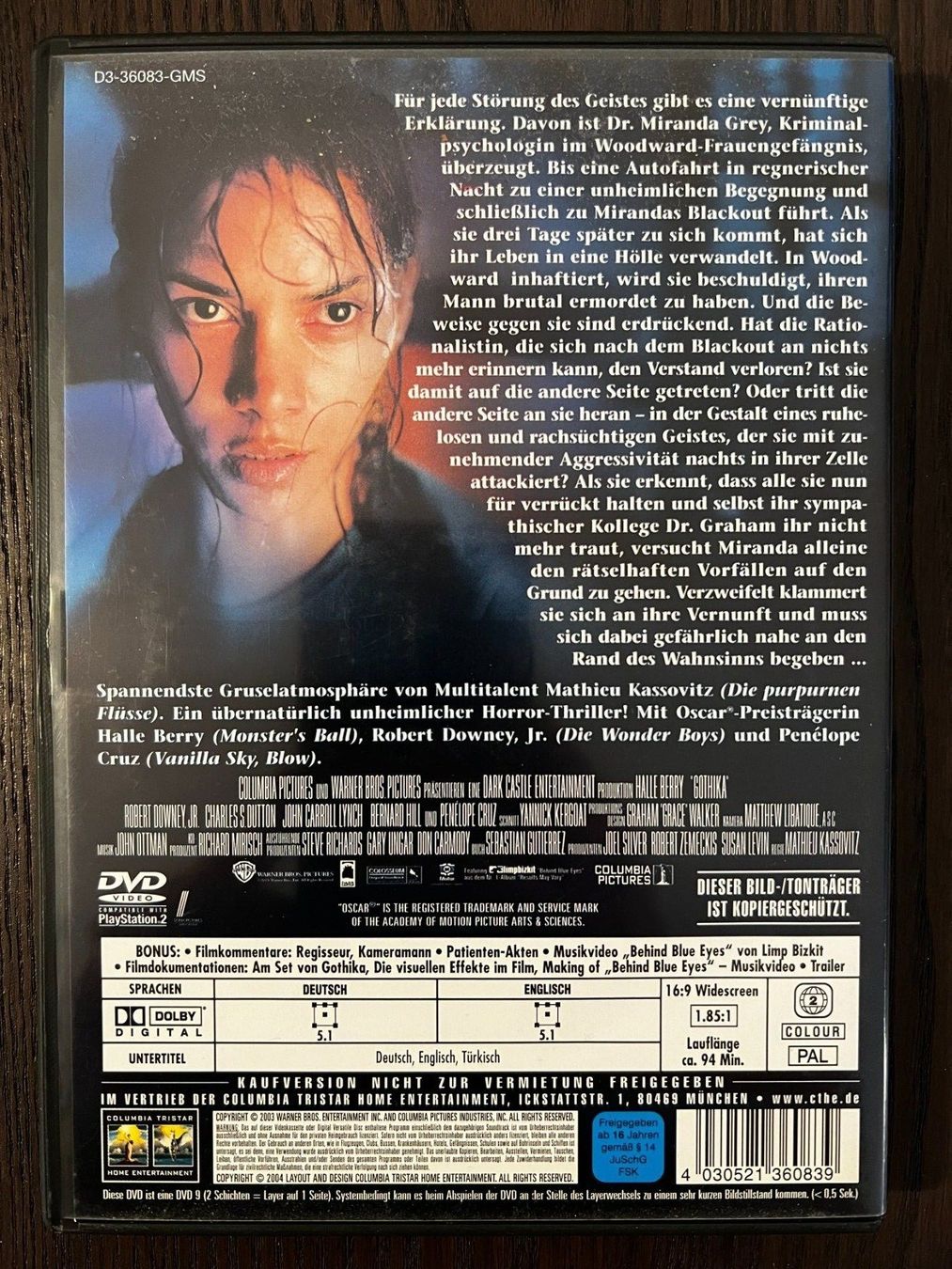 Tutti i DVDs: Gothika – Usato da Zürich venduto da FilmFreunde 1