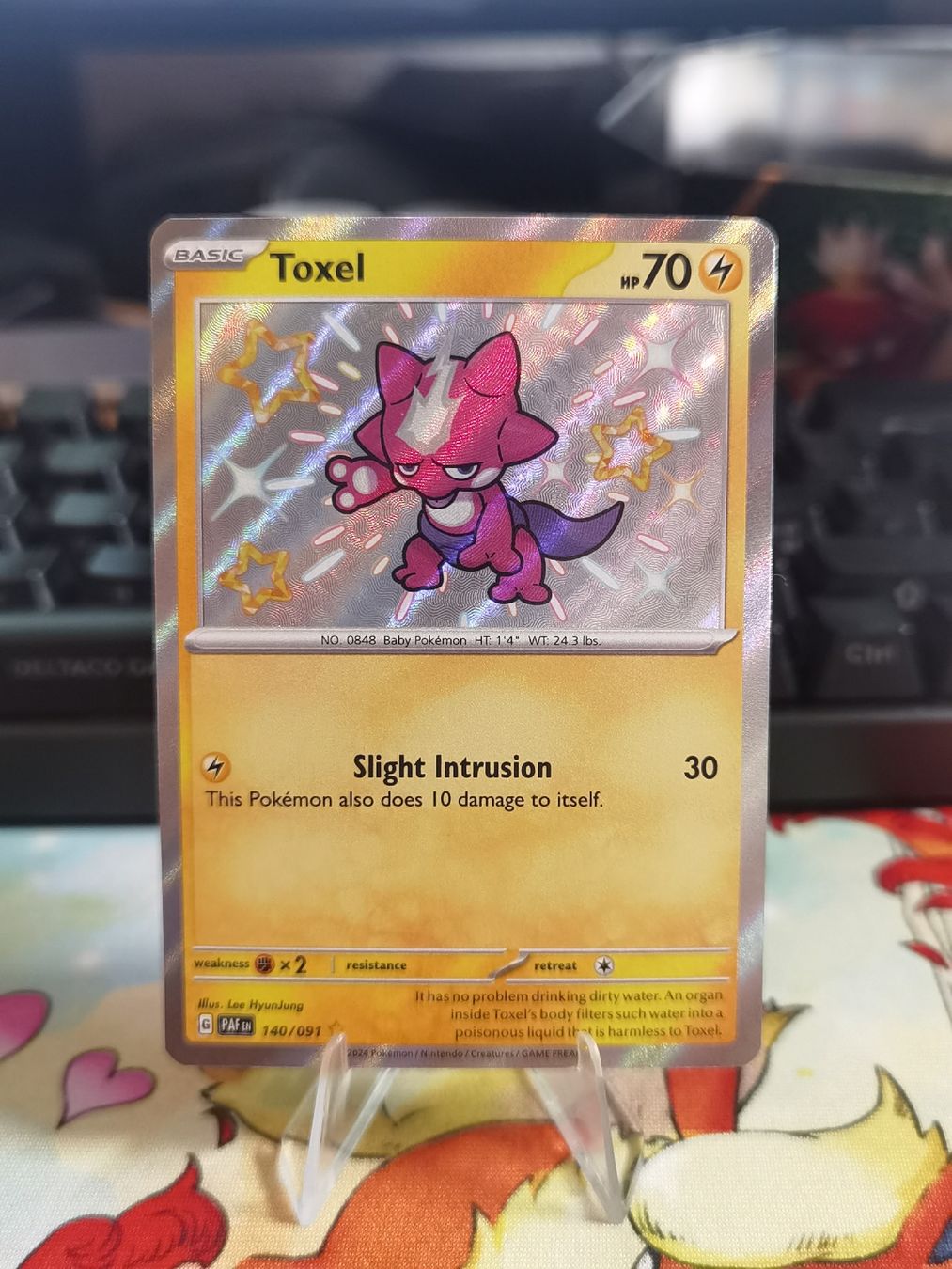 Pokémon Carte collezionabili: Pokemon Toxel Shiny PAF EN – Usato da Zollikofen venduto da Carrpas