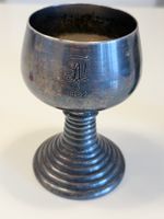 Versilberter Pokal graviert 1962