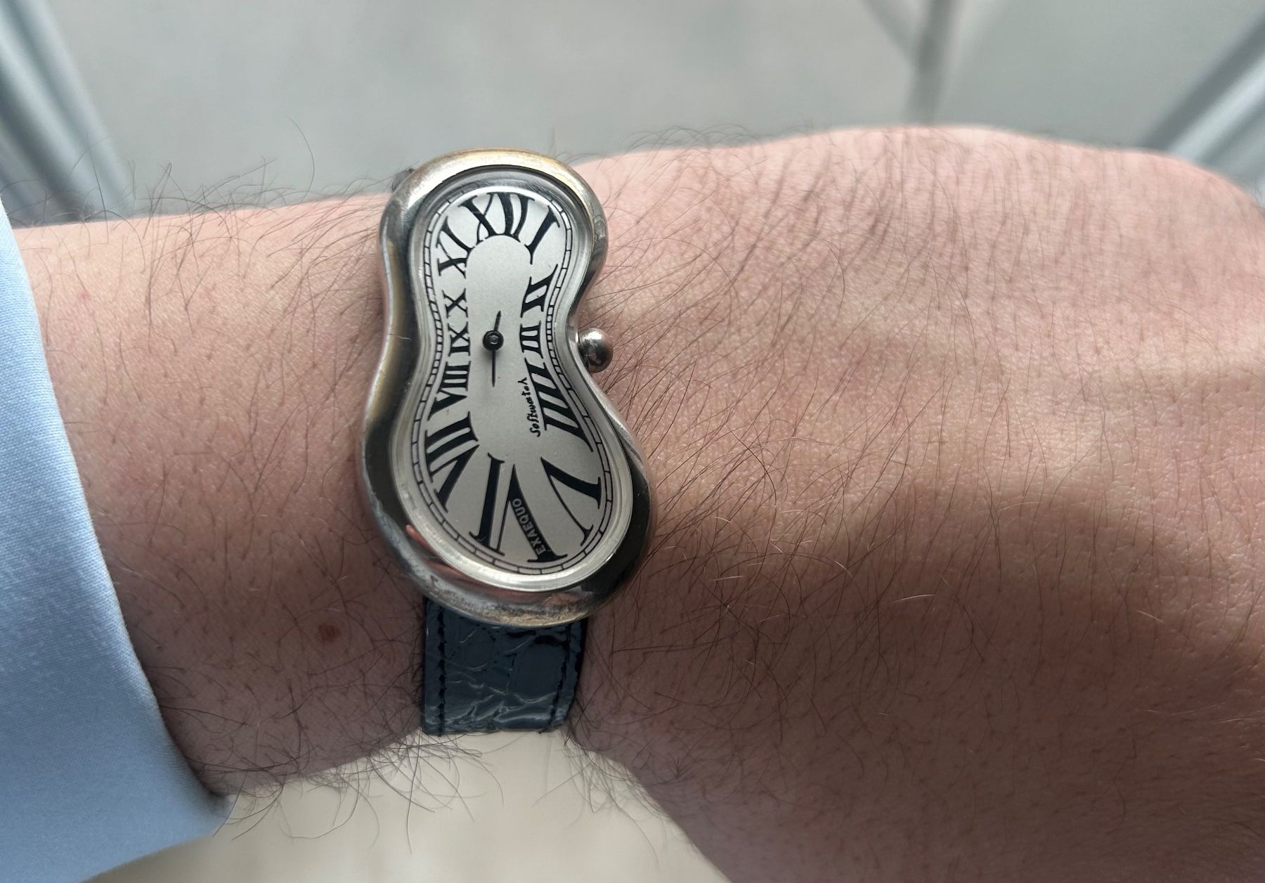 Exaequo Orologi: Dali Exaequo Softwatch, 2. Generation, 1990, rhodiniert – Usato da Zürich venduto da for_qv6p