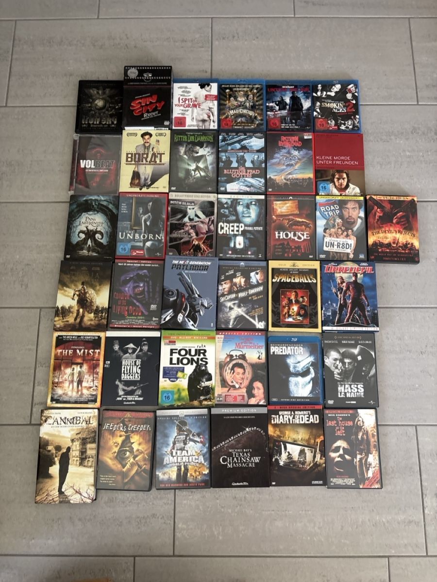 Tutti i DVDs: Blu-ray und DVD Sammlung Action bis Horror – Usato da Adlikon b. Regensdorf venduto da pete1980 3
