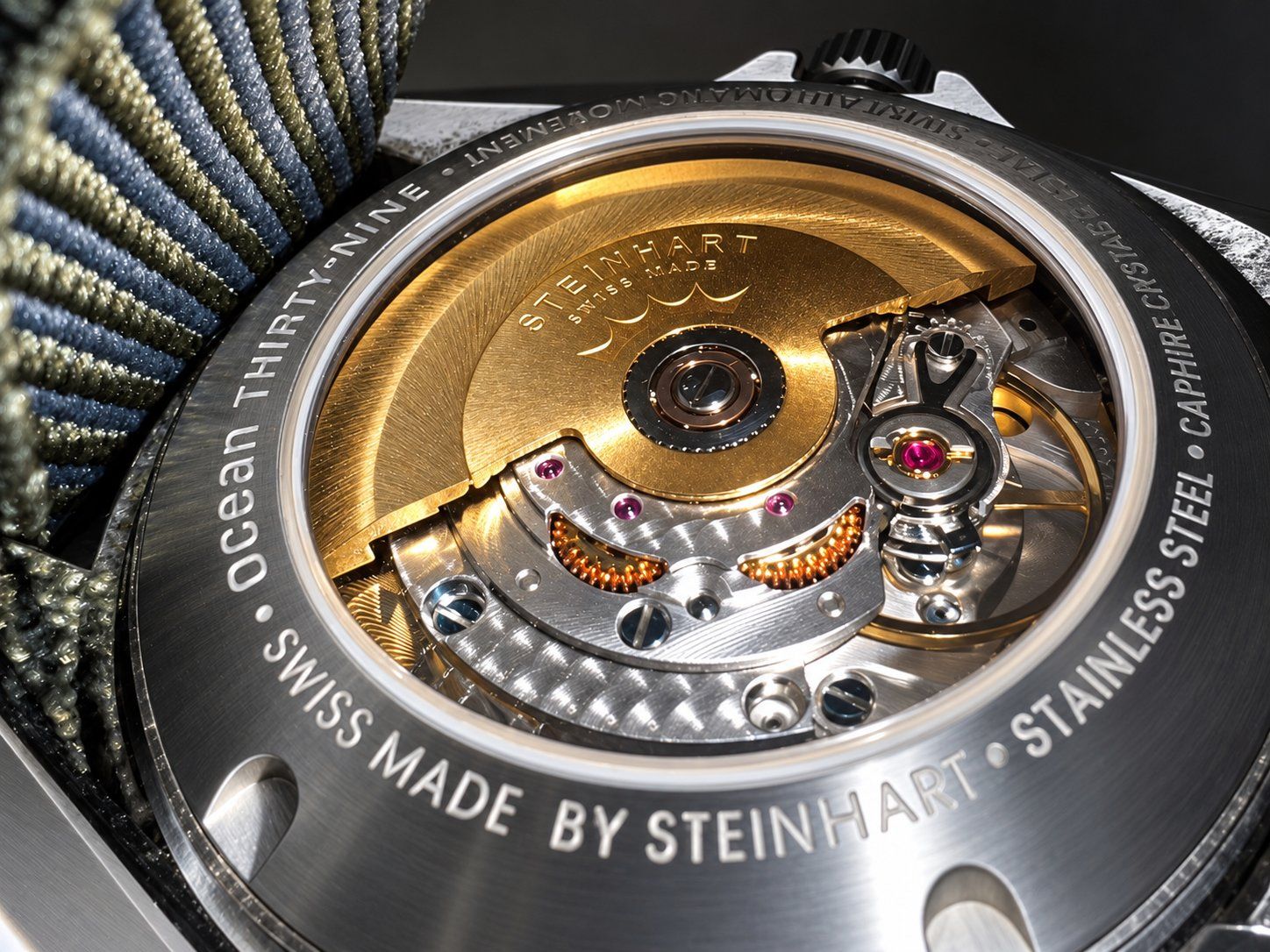 Steinhart Orologi: Steinhart Ocean One Double-Green Ceramic Premium 39mm – Usato da Frauenfeld venduto da wiseoldman 3