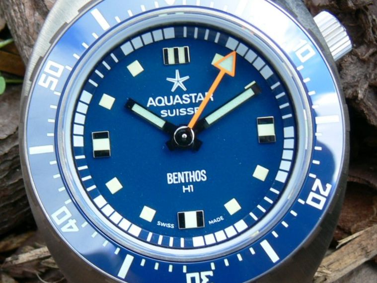 Aquastar Orologi: AQUASTAR BENTHOS H1 limited Blue Edition  Diver Automatic – Nuovo (secondo la descrizione) da Remigen venduto da Kelias