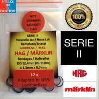 Haftreifen HAG 160093-50, Märklin 7153.(12x) SERIE II👍