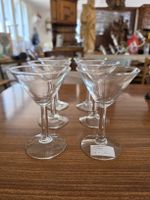6 Cocktailgläser Glas neuwertig