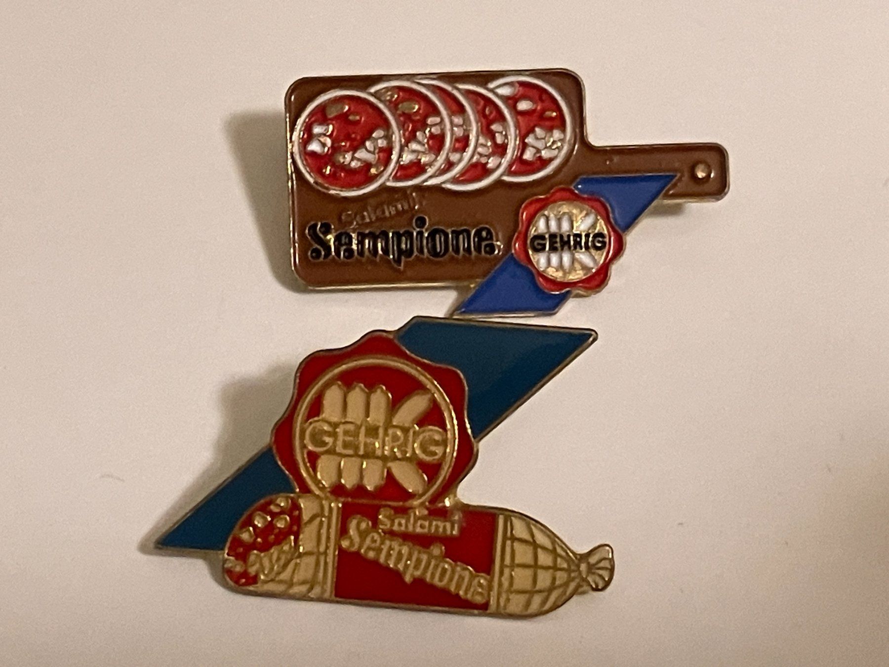 Placchette & Badge: 2 Pin Gehrig Sempione Salami – Usato da Basel venduto da djwwpp