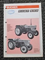 Original Prospekt Traktor Fiat 540 + 540 DT