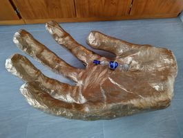 Grosse "goldene" Hand - Fasnacht, Party, Theaterrequisite!