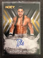 Topps WWE Riddick Moss on Card Autogramm