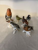 7 Stk. Porzellan Vogel Figuren, Goebel,Top!