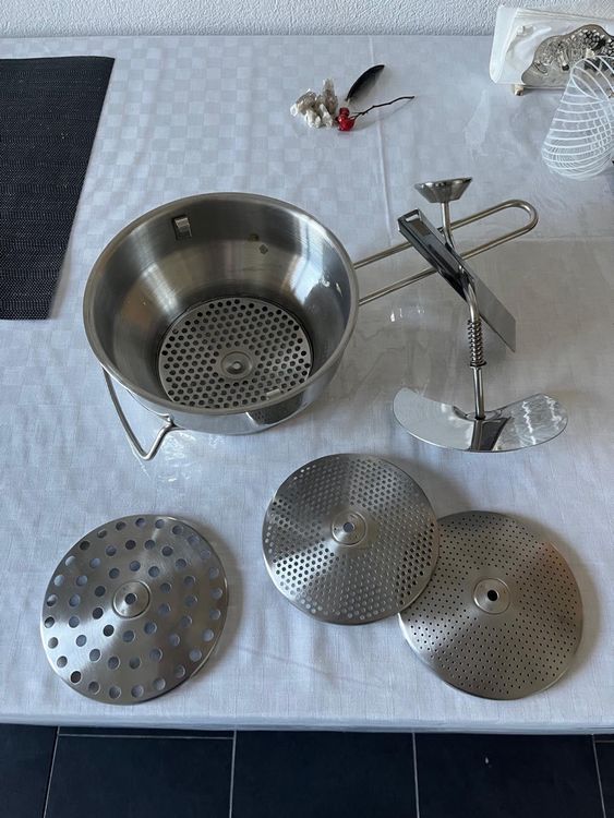 Ilsa Passiermühle Edelstahl - Profi-Küchenhelfer Für Feinste Pürees