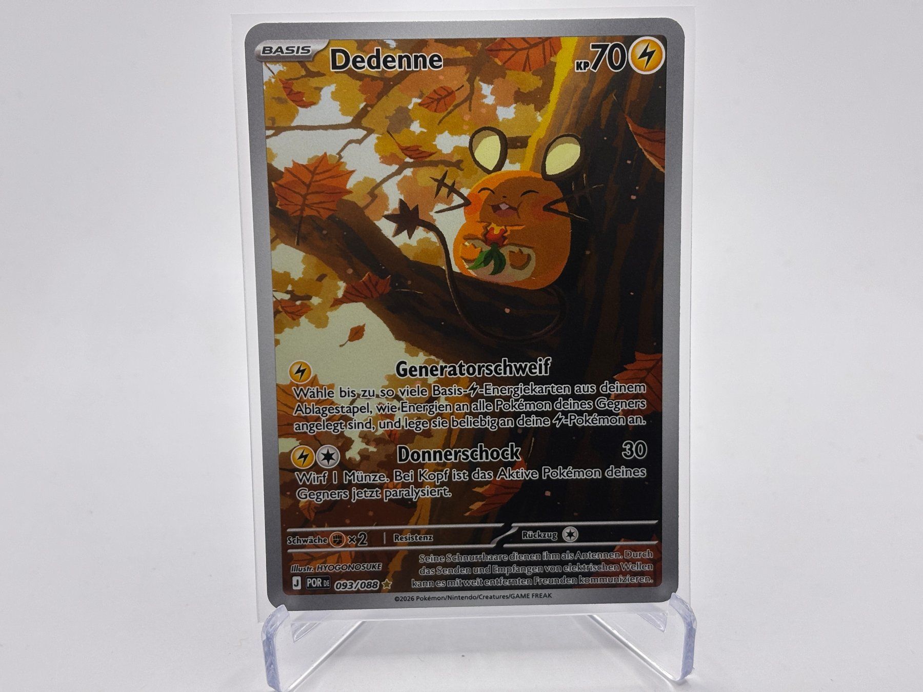 Pokémon Sammelbilder & Trading cards: Optimale Ordnung - Dedenne  (POR 93) - DE – Neu (gemäss Beschreibung) aus Allschwil von Bullach