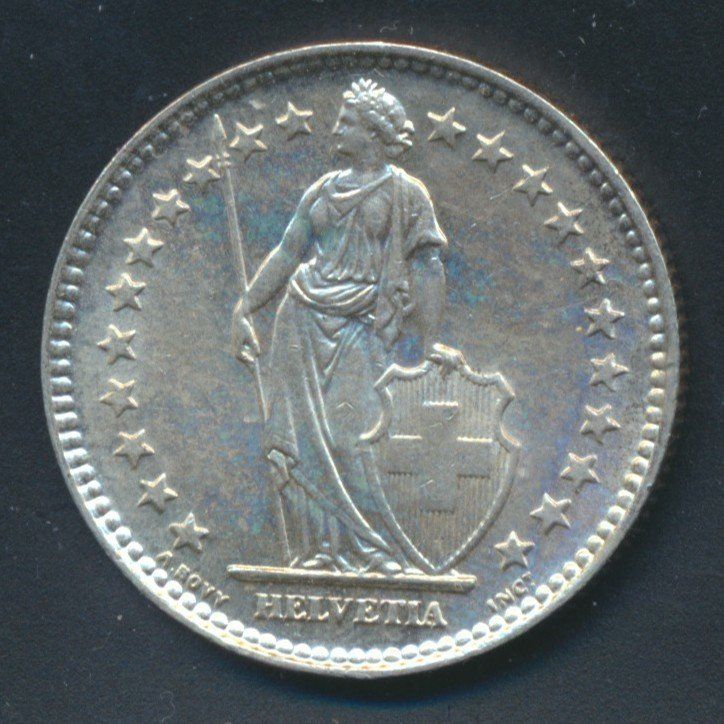 Tutti le monete: 2 Fr. 1937 unz – Usato da Roggwil BE venduto da Stampdealer3 1