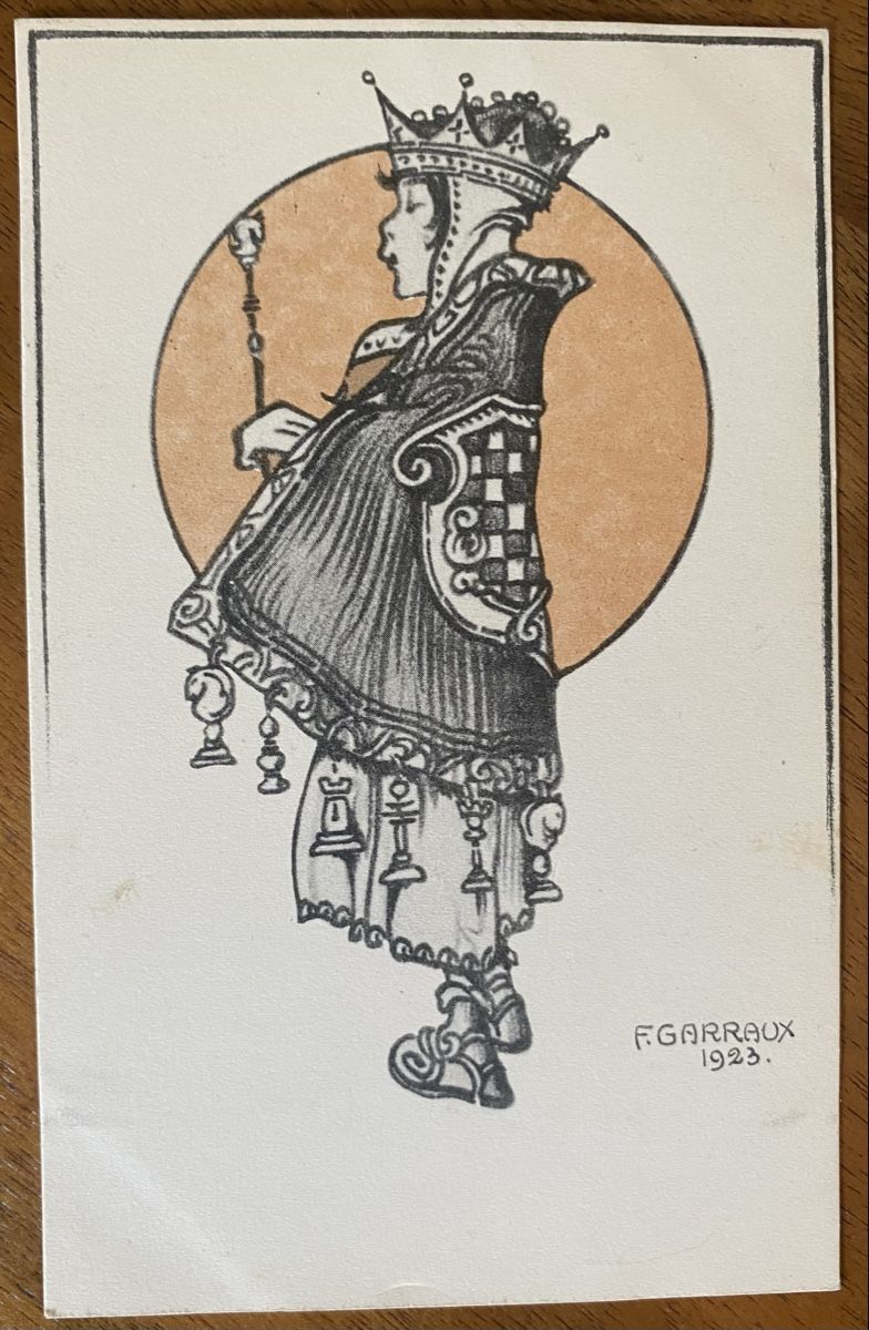 Cartes postales: Joueurs d’échecs. Florentin Garraux.Cartes Postales. – D'occasion à Biel/Bienne par sol_7wtq 4