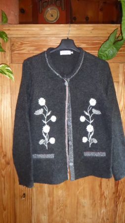 Jacke Gr 42 just White 30% Wolle