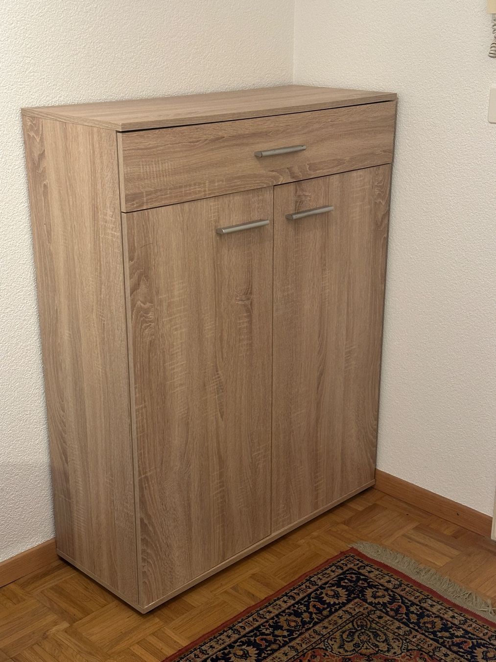 Cassettiere: Schuhschrank Eiche-Optik mit 1 Schublade & 6 Fächern – Usato da Belp venduto da Bruno7327