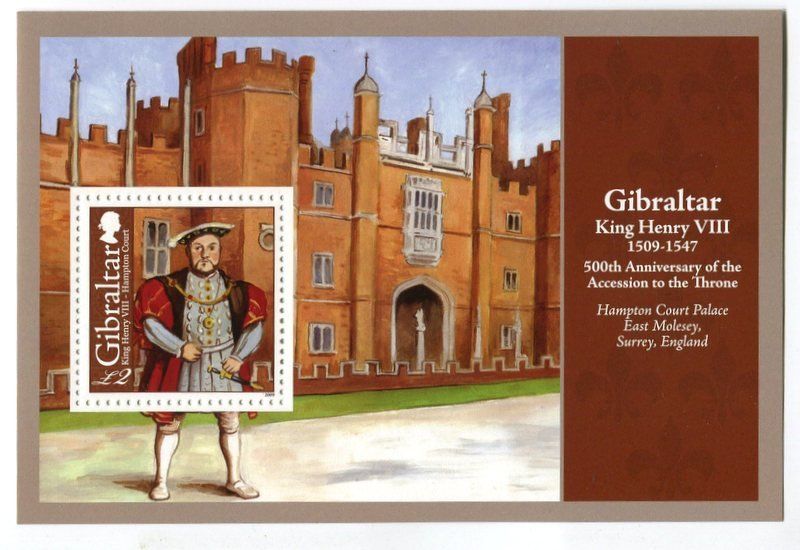 Tutti i francobolli: Block "König Heinrich VIII." Gibraltar – Nuovo e nell'imballaggio originale da Basel venduto da Butsch5