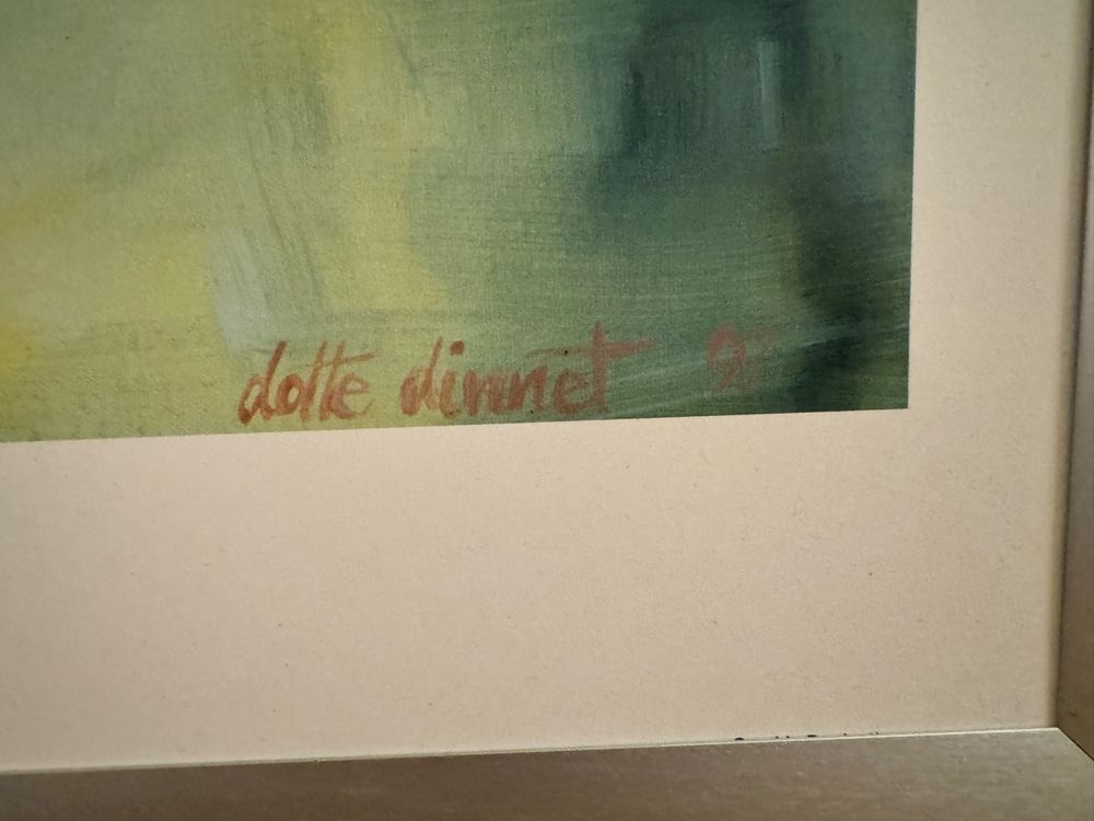 Abstraktes Bild, dotte dietmet, gerahmt 2