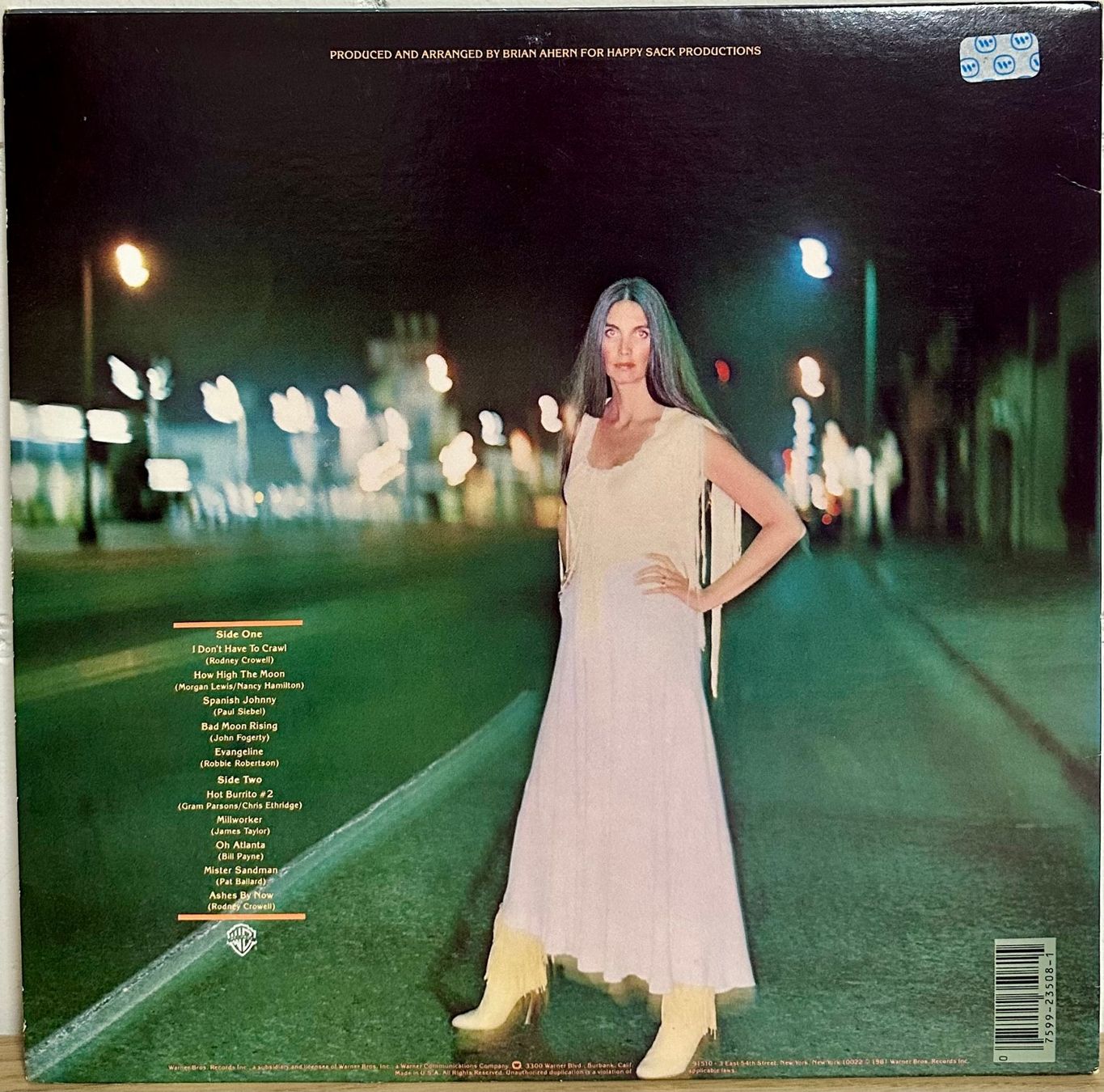 Schallplatten: Emmylou Harris - Evangeline // LP: VG+; Sleeve: VG++ – Gebraucht aus Zürich von saltbee 1