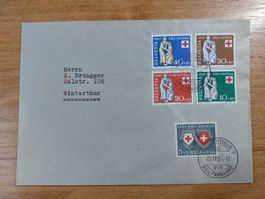 FP1957 - FDC Pro Patria 21.9.1957