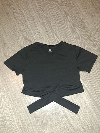 Stylisches Sport-Crop-Top Gr. XS NVGTN schwarz