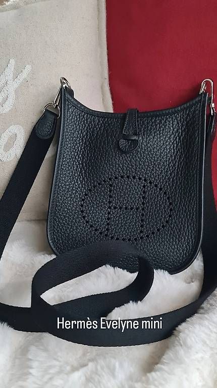 Hermès Borse: Hermès Evelyne TPM mini Black/Palladium – Usato da Ostermundigen venduto da louisetcoco13