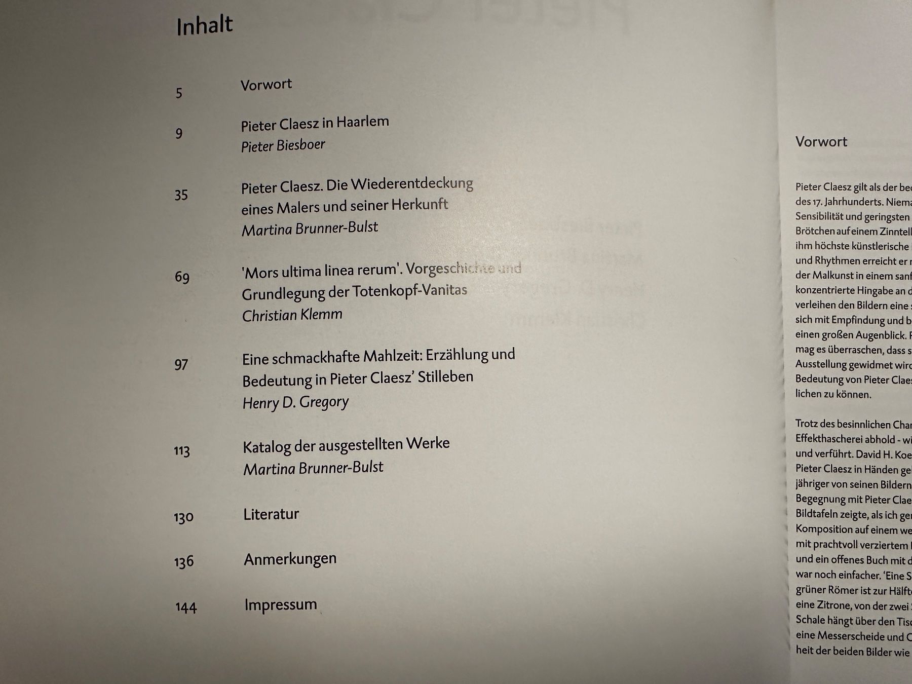Bücher: Pieter Claesz: Stilleben. – Gebraucht aus Zürich von allp 2