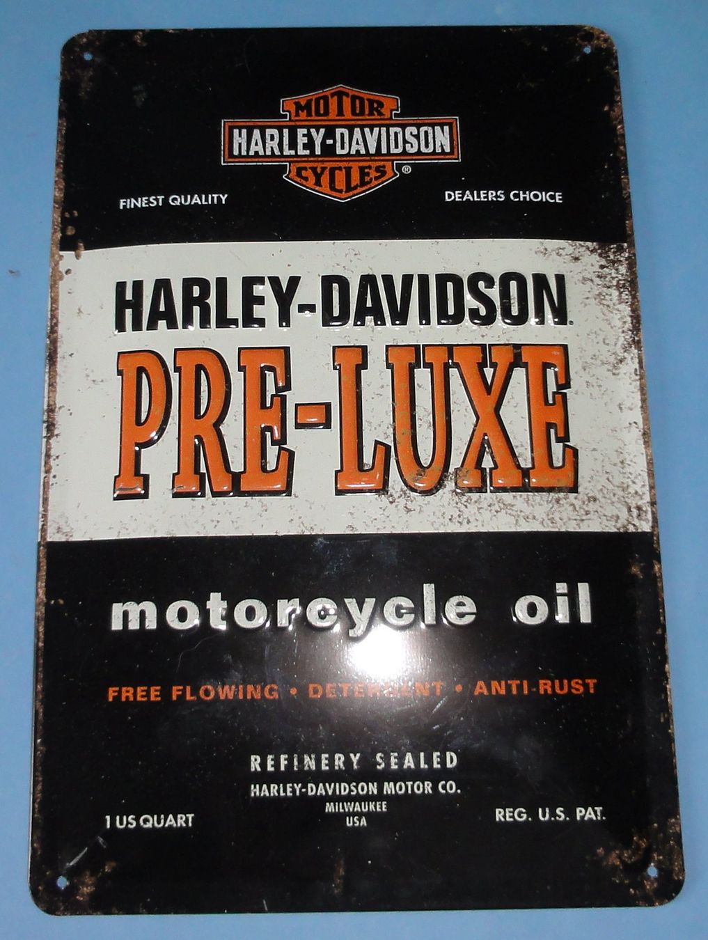 Insegne: Blechschild "Harley-Davidson" shabby chic, Retrolook 30x20cm – Usato da Waldenburg venduto da Rcparts