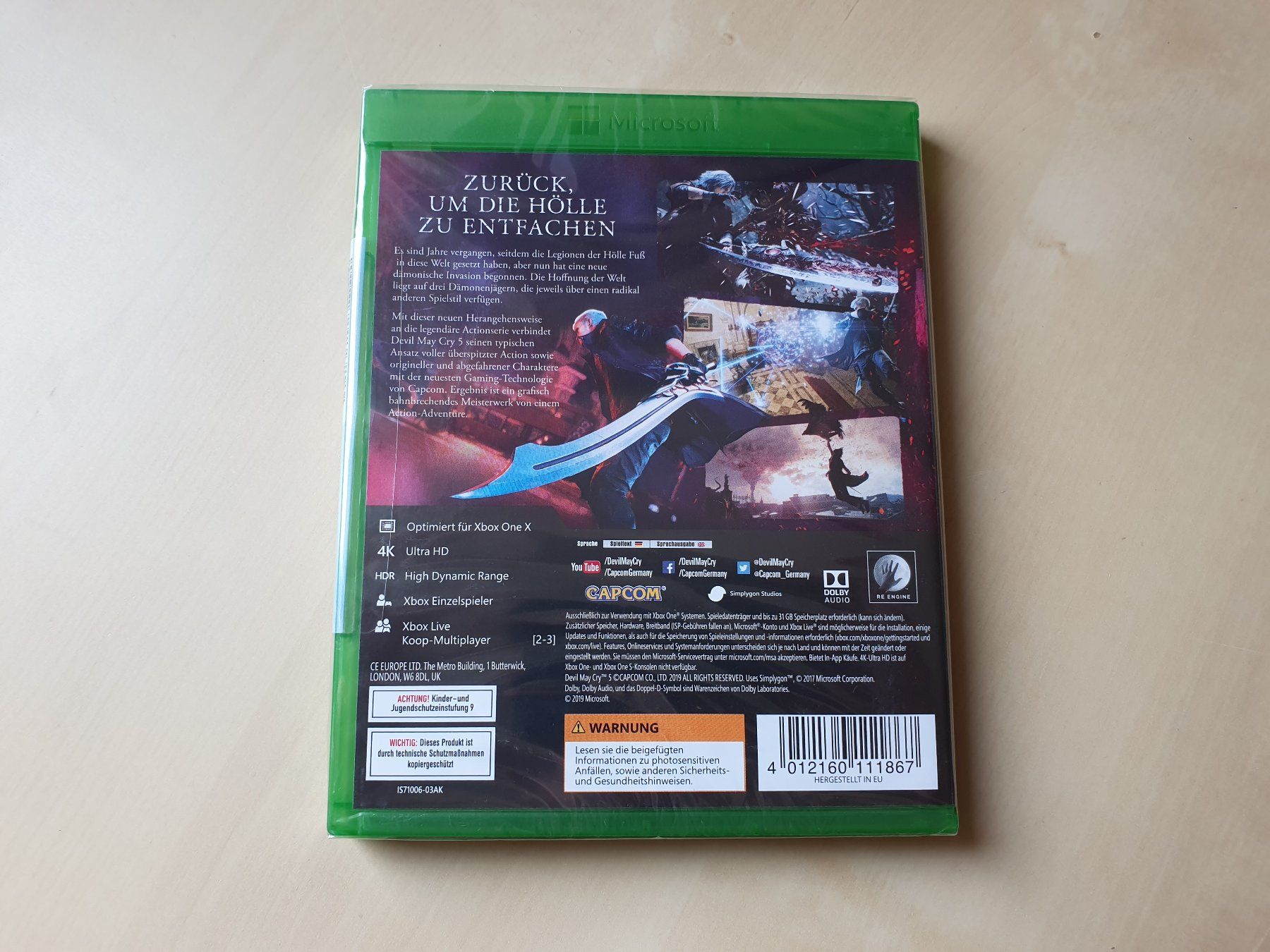 Microsoft Spiele: Devil May Cry 5 neu und ovp – Neu und originalverpackt aus Stansstad von collectorsshop 1