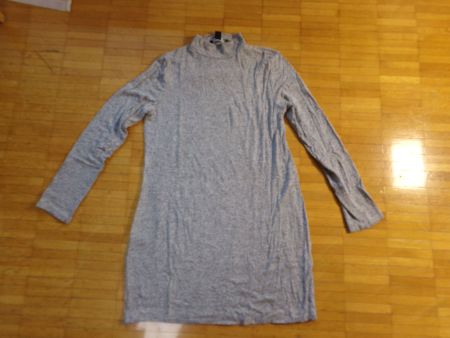 Damen Kleid grau-schwarz   Gr. 38